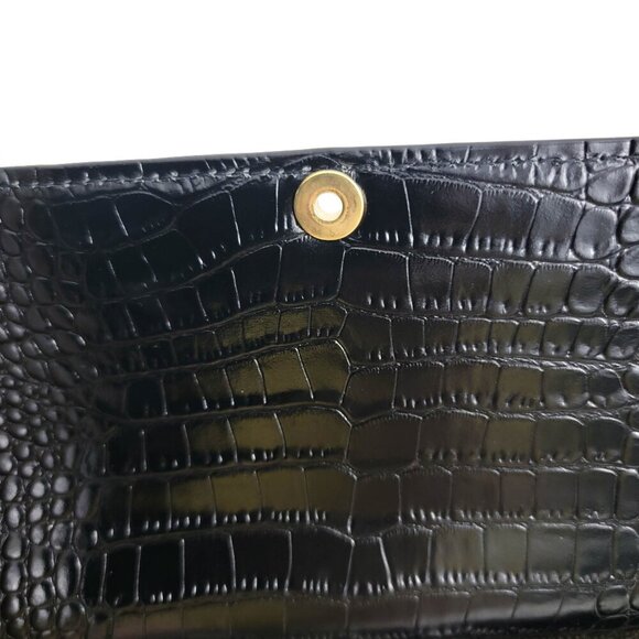 The Curated The Classic Shoulder Bag in Black Mock Print - Picture 10 of 10